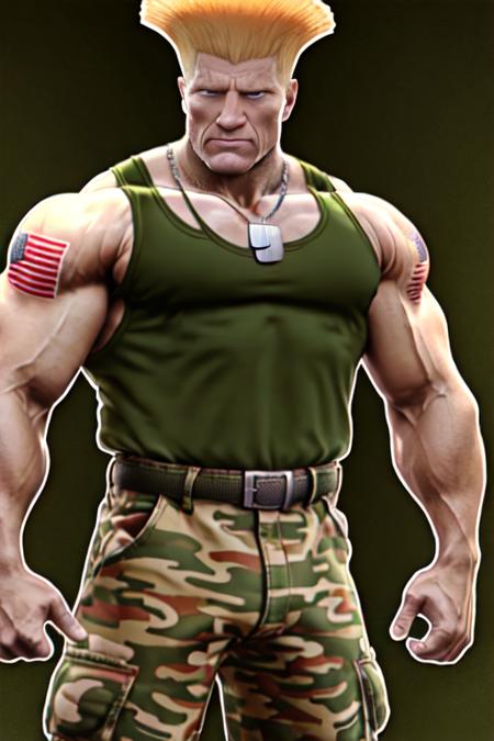 Guile [Street Fighter] - v1.0, Stable Diffusion LoRA